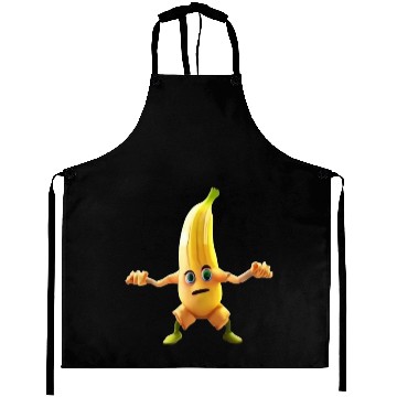 Discover Video game character with a banana Aprons