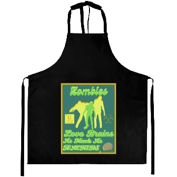 Discover Zombies Loves Brains Teachers Aprons