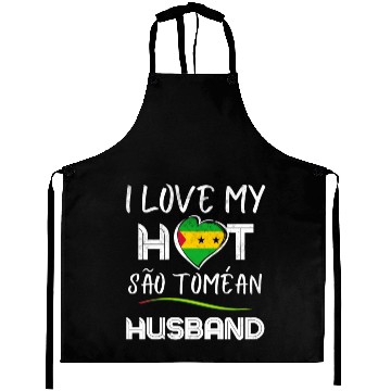 Discover São Toméan Husband Proud Wife Aprons