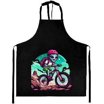Discover MTB alien race on mountain bike Aprons