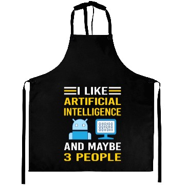 Discover 3 People Artificial Intelligence AI Aprons