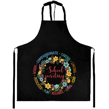 Discover School secretary circle Aprons