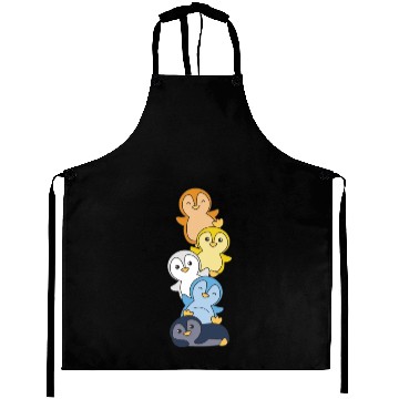 Discover Aroace Flag Pride Lgbtq Cute Penguin Stack Aprons