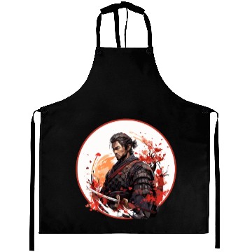 Discover Brave Samurai Aprons
