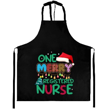 Discover One Merry Registered Nurse Christmas Aprons