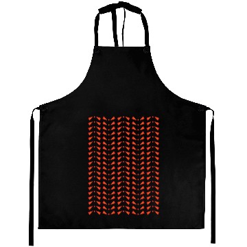 Discover Orange Pattern Aprons