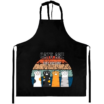 Discover Cat Paws Gift For Cat Lover Aprons
