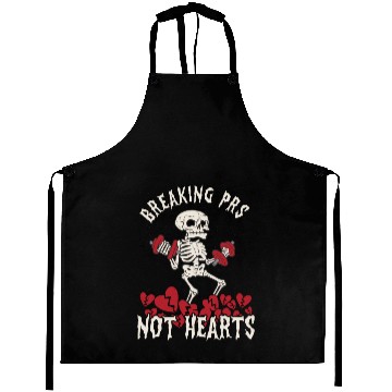 Discover Anti Valentine´s Day Broken Heart Powerlifting Gym Aprons
