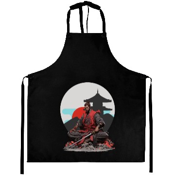 Discover Brave Samurai Aprons