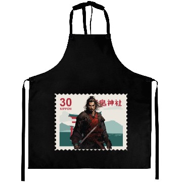 Discover Brave Samurai Aprons