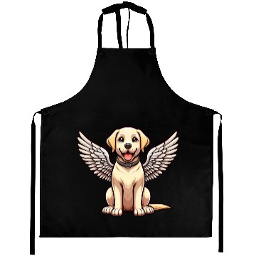 Discover Labrador Retriever Comic Angel Aprons