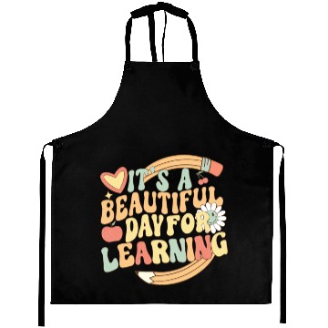 Discover Teacher Smile Face Aprons