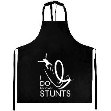 Discover "I Do My Own Stunts" Daredevil Design Aprons