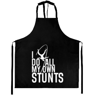 Discover "I Do My Own Stunts" Daredevil Design Aprons