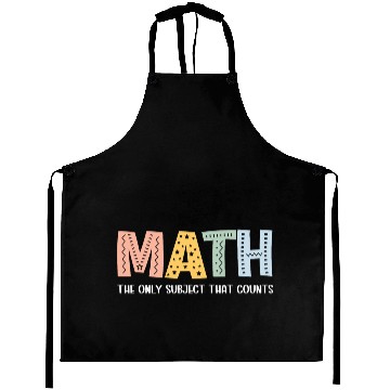 Discover Math the Only Subject that Counts Aprons