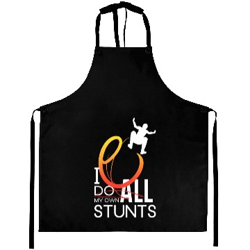 Discover "I Do My Own Stunts" Daredevil Design Aprons