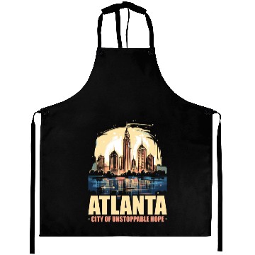 Discover Atlanta City Georgia USA America United States Aprons
