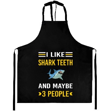 Discover 3 People Shark Teeth Aprons