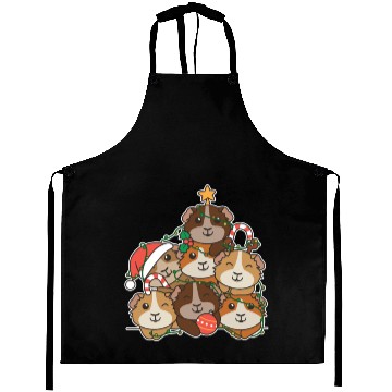 Discover Guinea Pig Christmas Tree Funny Animal Aprons