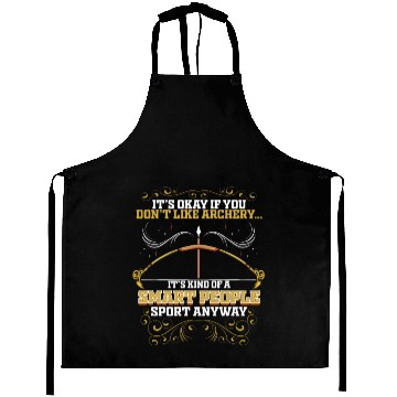 Discover Archery Gift for Archery Arrow Bow Funny Aprons