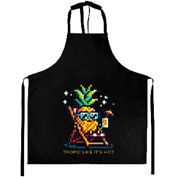 Discover Sunny Pineapple Paradise - Beach Vibes Aprons