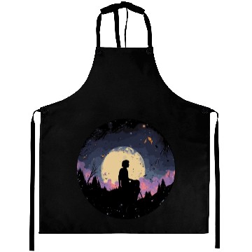 Discover Night Sky Stargaze Enchanting Nature Graphic Lover Aprons