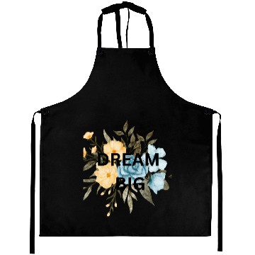 Discover ORANGE FLOWER,brown flower,dream big Aprons