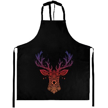 Discover Reindeer with snowflakes Aprons