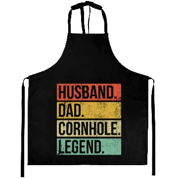 Discover Cornhole Vintage Husband Dad Legend Aprons