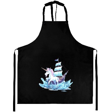 Discover Ice Sailing Unicorn Ice Sailor Ice Boating Aprons