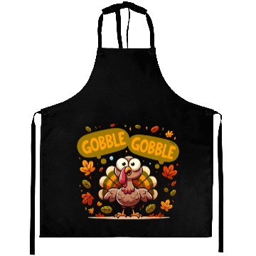 Discover Fun Turkey Gobble Gobble for a Joyful Thanksgiving Aprons