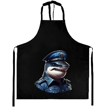 Discover Police shark Aprons