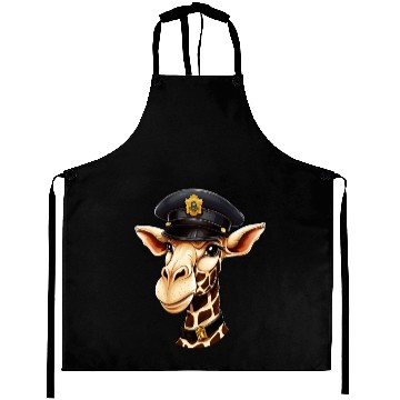 Discover Police giraffe Aprons