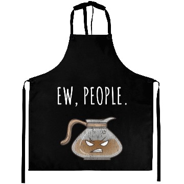 Discover Ew People Angry Coffee Pot Distressed Aprons