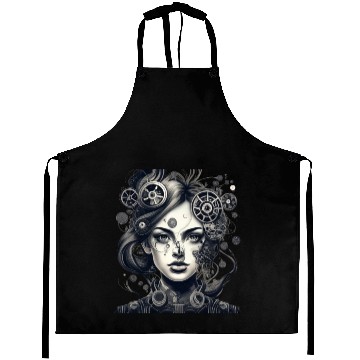 Discover Robot Woman Aprons