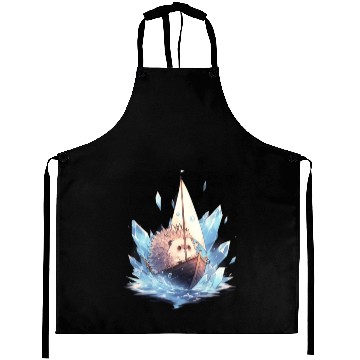 Discover Ice Sailing Hedgehog Ice Sailor Ice Boating Aprons