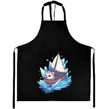 Discover Ice Sailing Hedgehog Ice Sailor Ice Boating Aprons