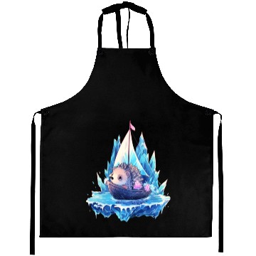 Discover Ice Sailing Hedgehog Ice Sailor Ice Boating Aprons