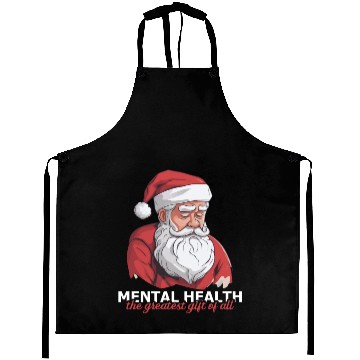 Discover Mental Health Christmas Anti Christmas Holiday Aprons
