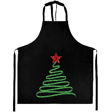 Discover Christmas Tree Aprons