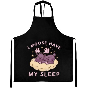 Discover I Moose Have My Sleep Youth Cute Moose Aprons