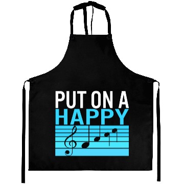 Discover Music Teacher Aprons, Put On A Happy Aprons, Gift For