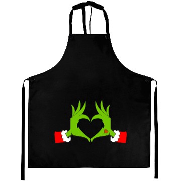 Discover Heart Hands Graphic Christmas Aprons
