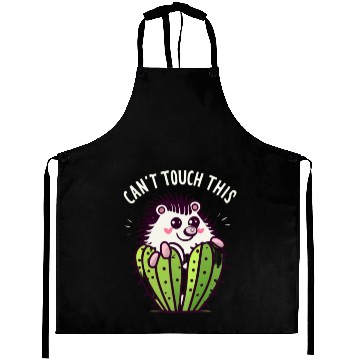 Discover cant touch this, Hedgehog in cactus Aprons