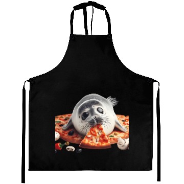 Discover Seerobbe enjoys pizza Aprons