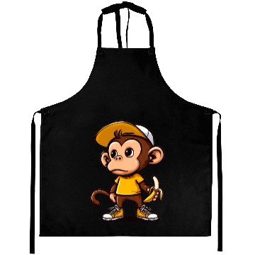 Discover Cool monkey with banana Aprons