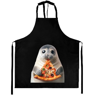 Discover Seerobbe enjoys pizza Aprons