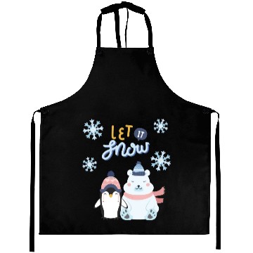 Discover Let It Snow Aprons