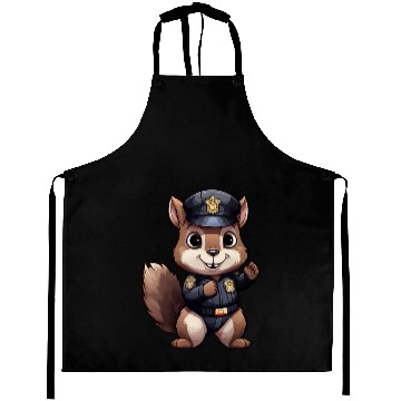 Discover Squirrel policeman Aprons