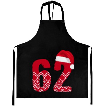 Discover 62 Red and White Christmas Number Sixty Two Aprons